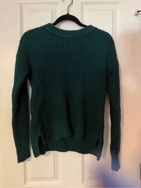 UGC SO Deep Teal Crewneck Knit Sweater